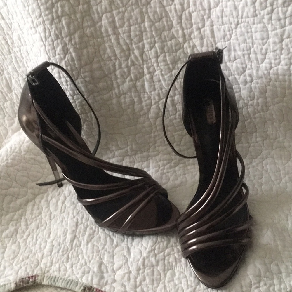 Schutz mirrored stiletto